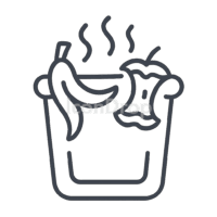 Food Waste Icon Outline