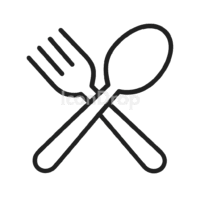 Fork And Spoon Icon Outline