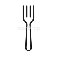 Fork Icon Outline