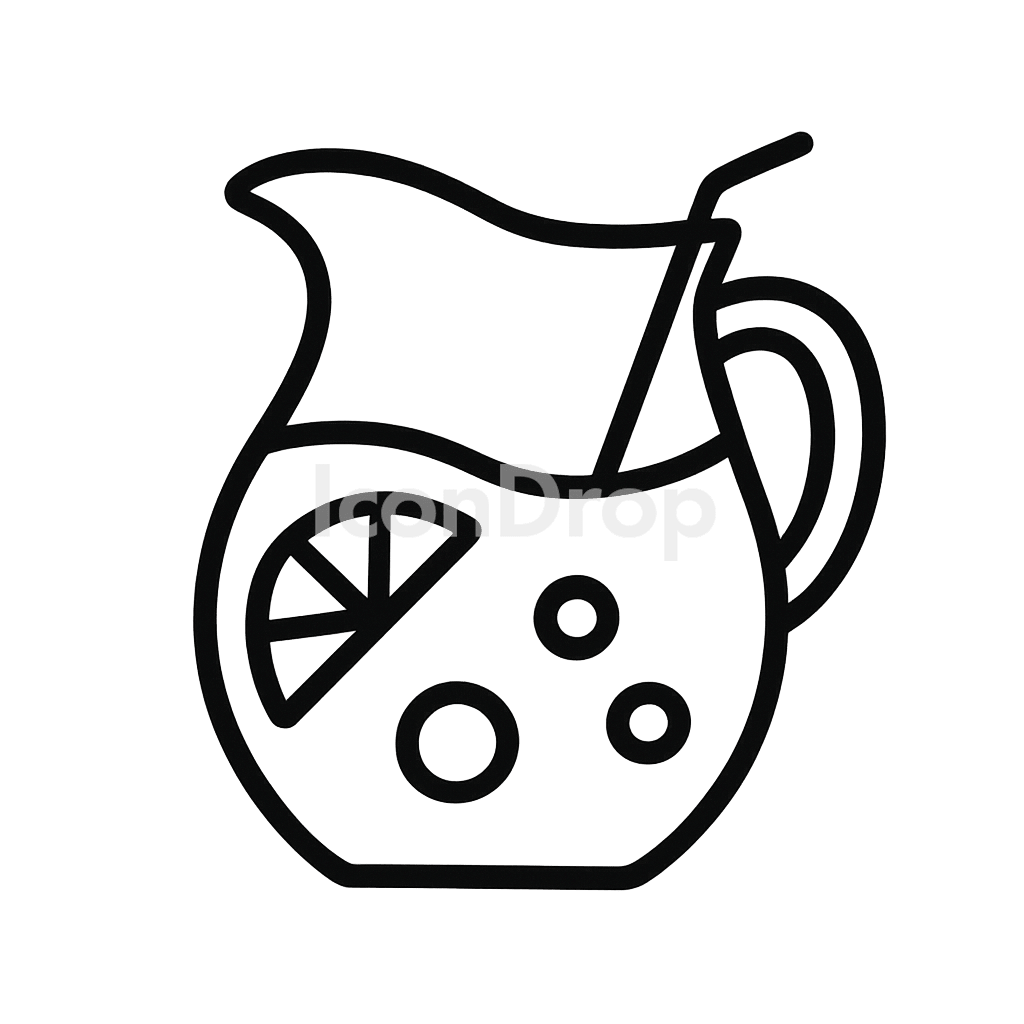 フルーツポンチのアイコン アウトライン