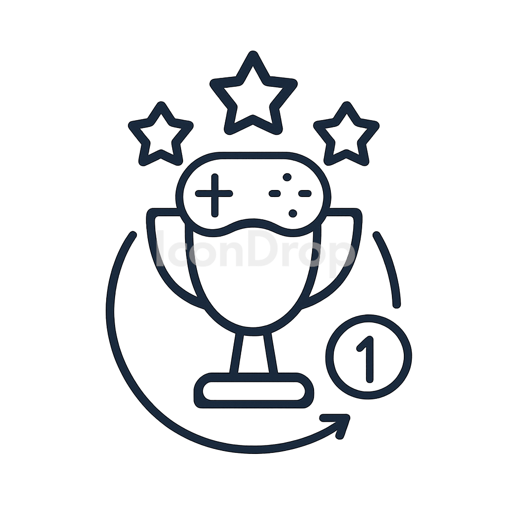 Gamification Icon Outline