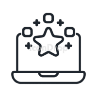 Generative Ai Star Icon Outline