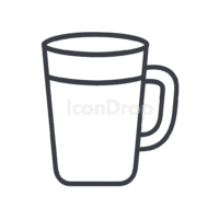 Glass Cup Icon Outline
