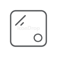 Glass Morphism Icon Outline