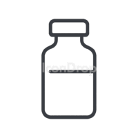 Glass Vial Icon Outline