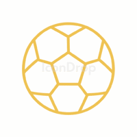 ゴールデンボール(金色のボール)のアイコン(アウトライン)