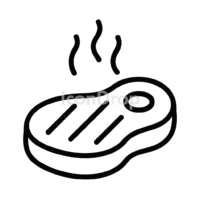 Grilled Meat Icon Outline