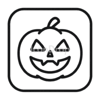 Halloween App Icons Aesthetic Outline