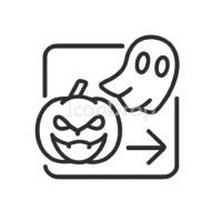 Halloween Shortcuts Icon Outline