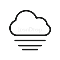 Haze Icon Weather App Outline