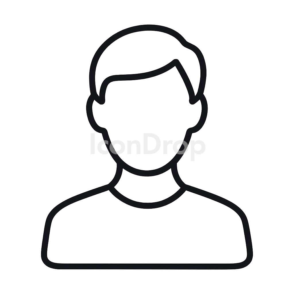 Headshot Icon Outline