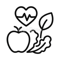 Health Food Icon Outline