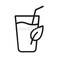 Healthy Drink Icon Outline