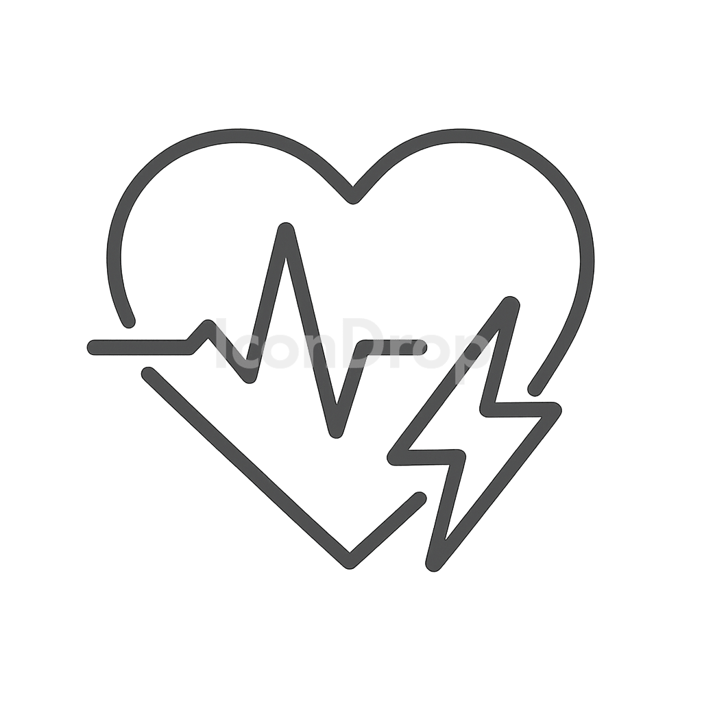 Heart Disease Icon Outline