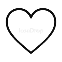Heart Icon Love Outline