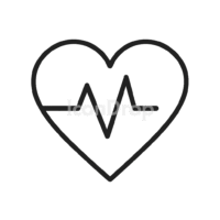 Heart Icon Medical Outline
