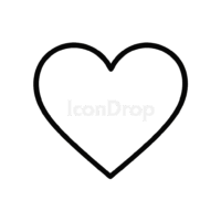 Heart Icon Minimalist Outline