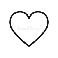 Heart Icon Simple Outline