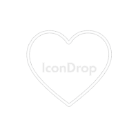 Heart Icon White Outline