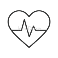 Heart Rate Icon Outline