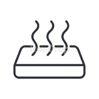 Heat Dissipation Icon Outline