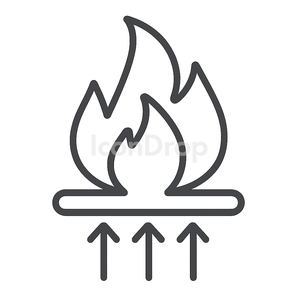 Heat Level Icon Outline