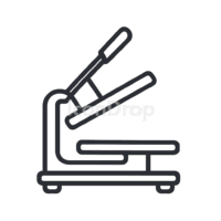 Heat Press Icon Outline