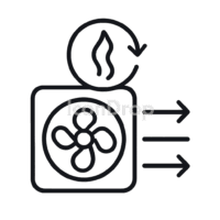 Heat Recovery Icon Outline