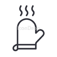 Heat Resistant Icon Outline