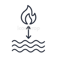 Heat Transfer Icon Outline