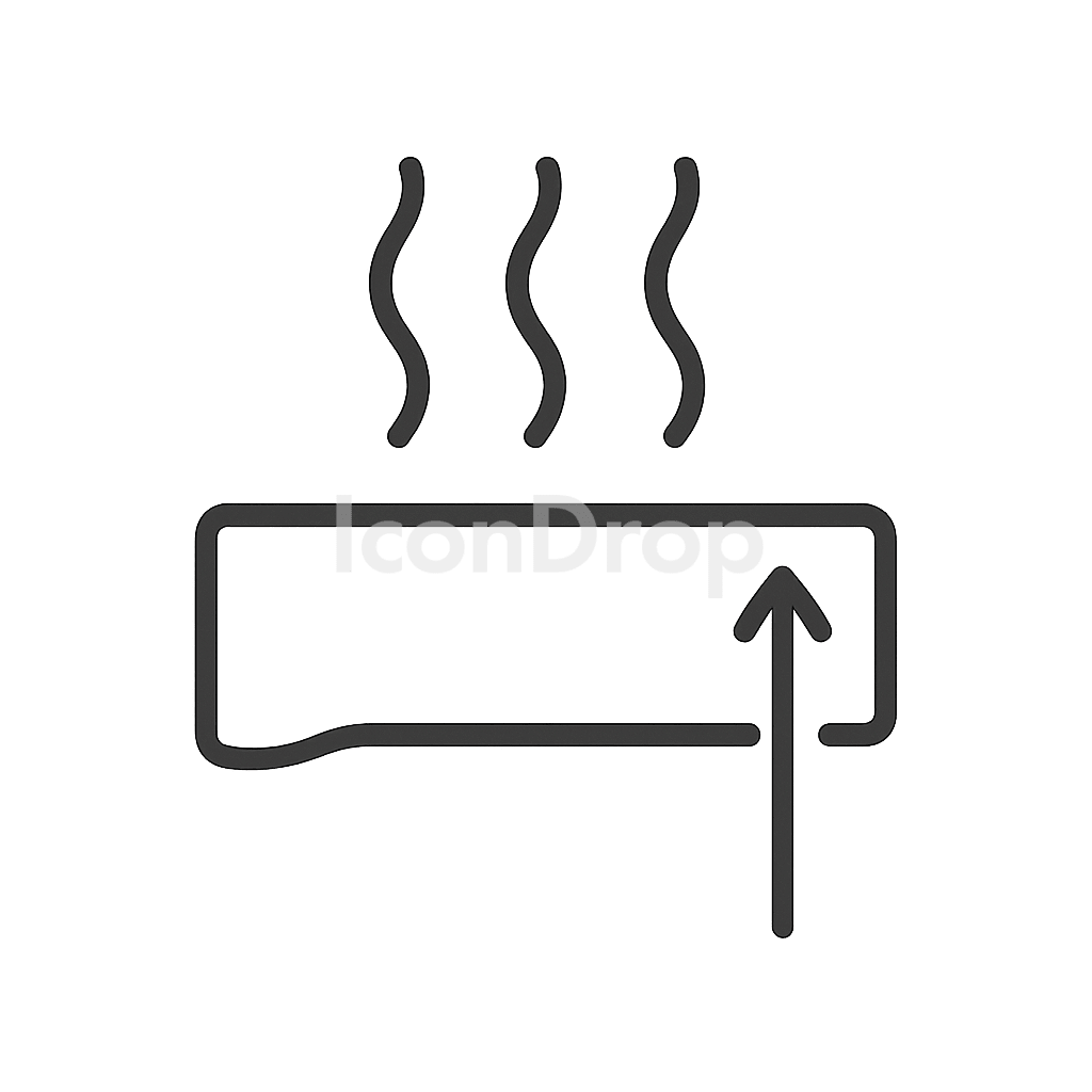 Heat Treatment Icon Outline