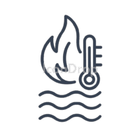 High Heat Icon Outline