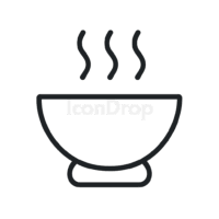 Hot Bowl Icon Outline