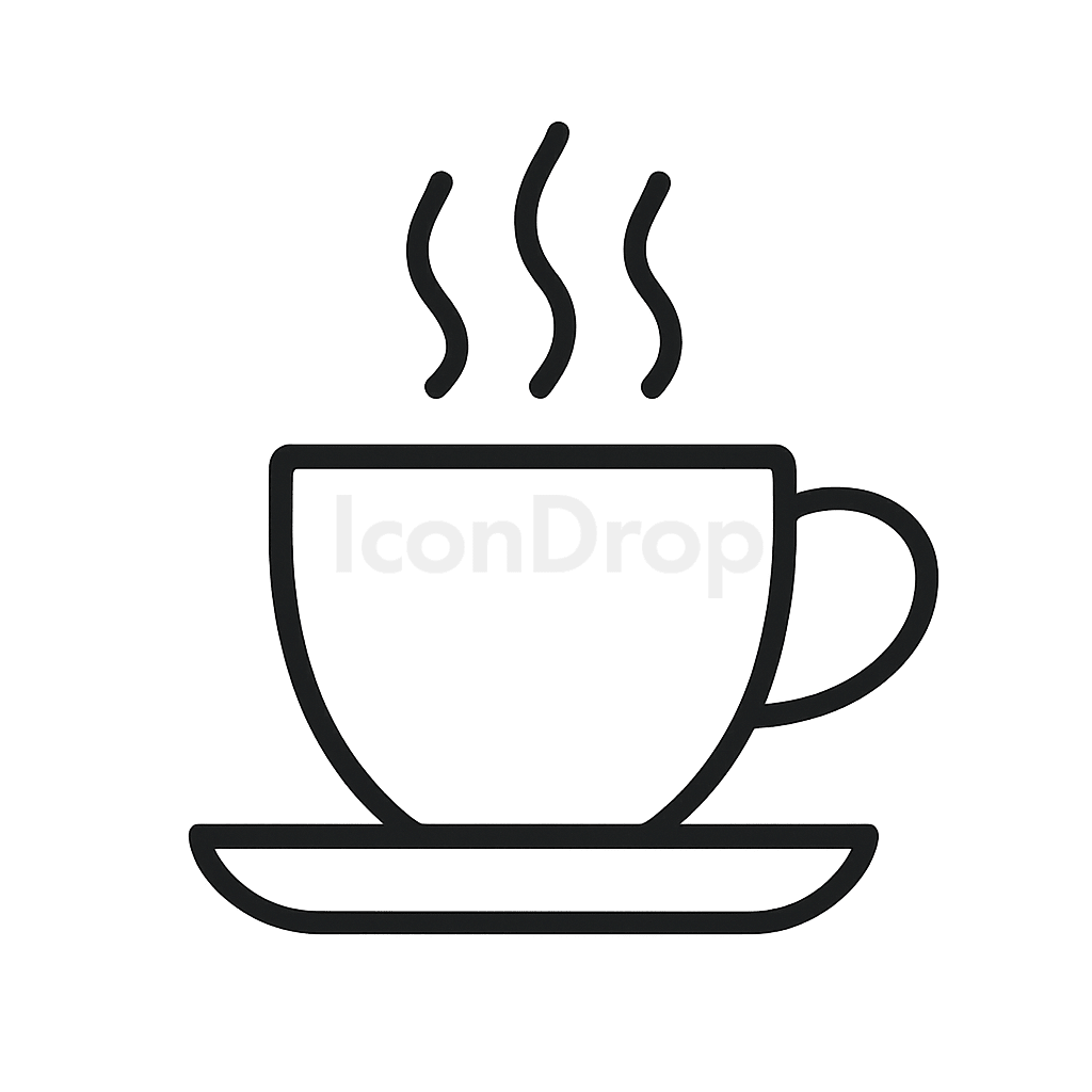 Hot Cup Icon Outline