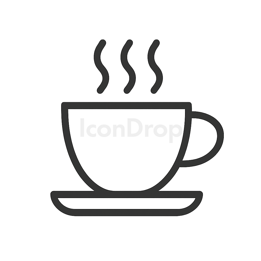 Hot Drink Icon Outline