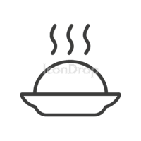 Hot Food Icon Outline