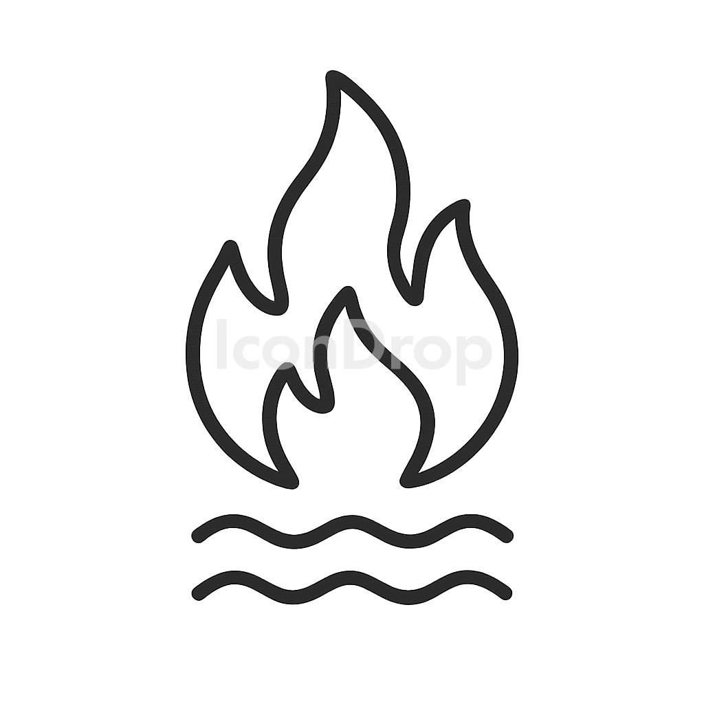 Hot Icon Outline