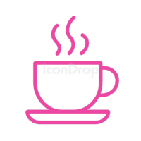 Hot Pink Icon Outline