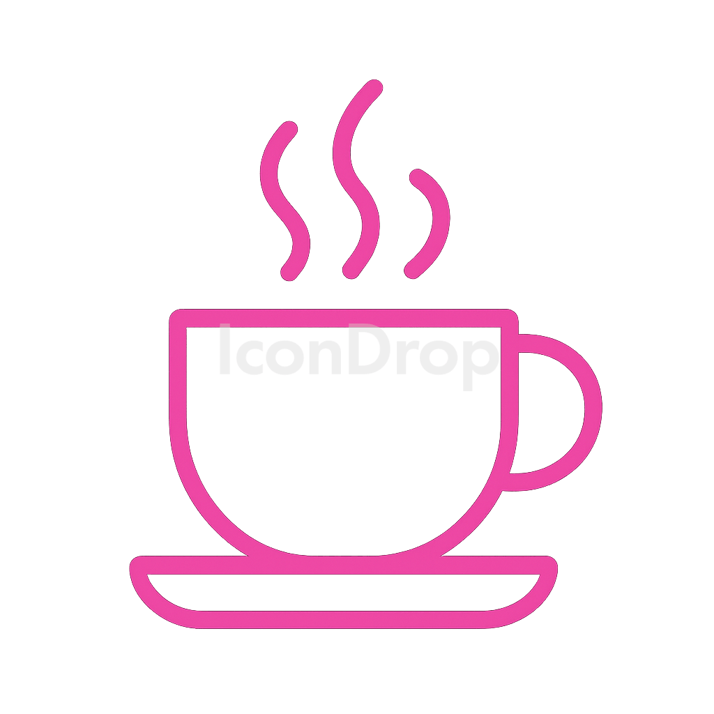 Hot Pink Icon Outline