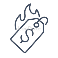 Hot Sale Icon Outline