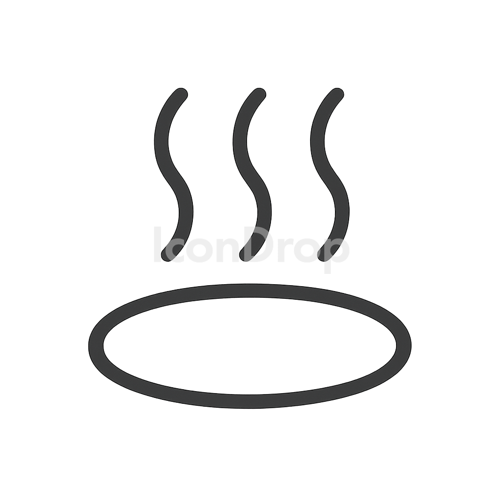 Hot Spring Icon Outline