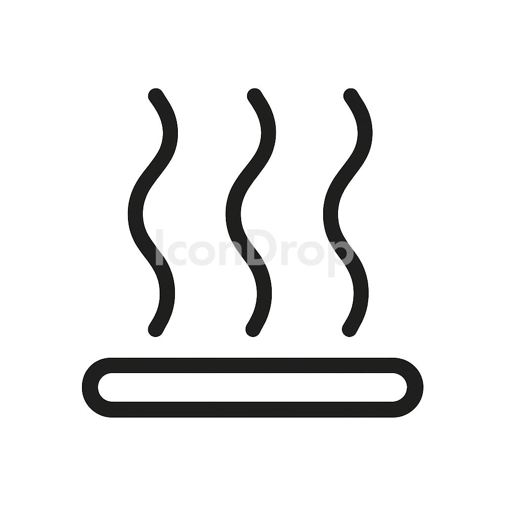 Hot Surface Icon Outline
