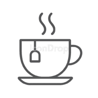 Hot Tea Icon Outline