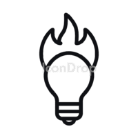 Hot Tip Icon Outline