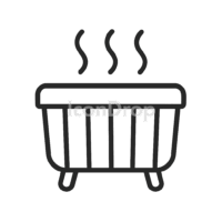 Hot Tub Icon Outline