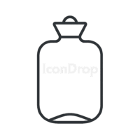 Hot Water Bottle Icon Outline
