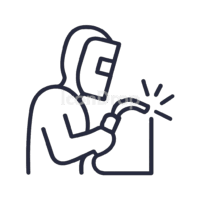 Hot Work Icon Outline
