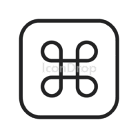 Hotkey Icon Outline