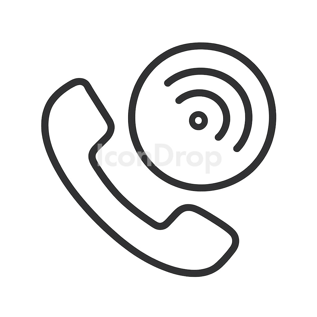 Hotline Icon Outline