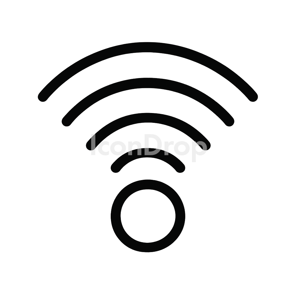 Hotspot Icon Outline